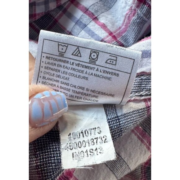 Ariat Women's Sz L Fitted Snap Front Western Shirt Embroidered Embellished Back - Picture 7 of 11